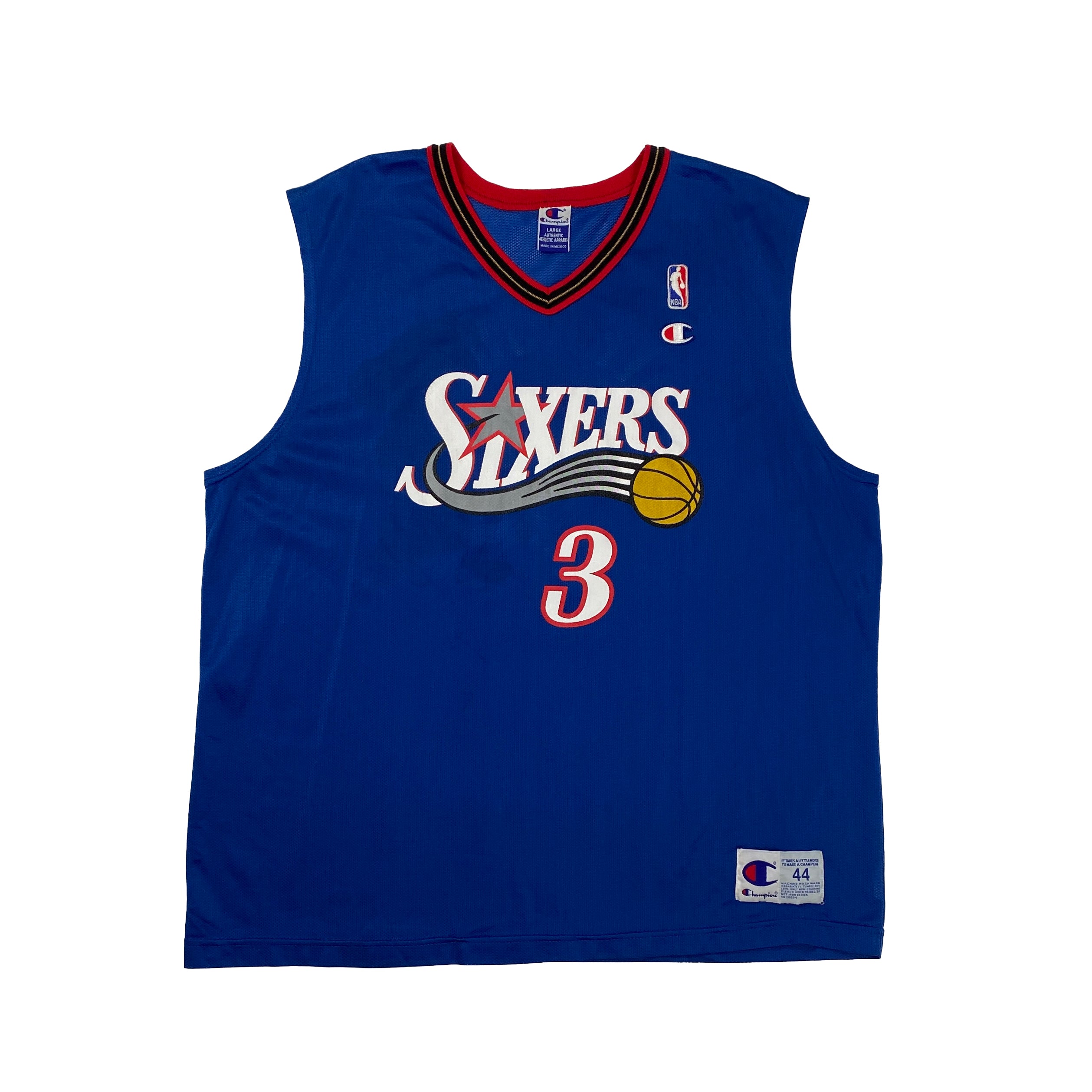 Vintage Philadelphia 76ers Allen Iverson 3 Jersey Reebok Size -  Norway