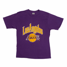Load image into Gallery viewer, VINTAGE 1980’S SS LOS ANGELES LAKERS NBA GRAPHIC TEE
