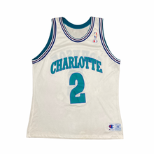 Load image into Gallery viewer, VINTAGE CHAMPION CHARLOTTE HORNETS MAGIC JOHNSON NBA JERSEY
