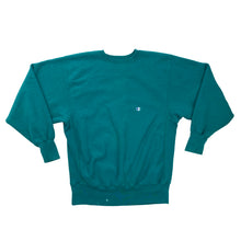 Load image into Gallery viewer, VINTAGE CHAMPION REVERSE WEAVE TURQUOISE CREWNECK
