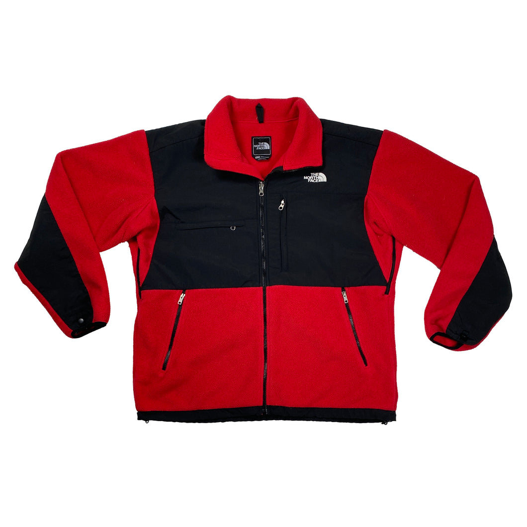 VINTAGE THE NORTH FACE RED FULL-ZIP FLEECE