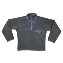 Load image into Gallery viewer, VINTAGE PATAGONIA GREY BUTTON-UP FLEECE
