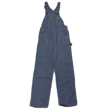 Load image into Gallery viewer, VINTAGE LEE STRIPED CONDUCTOR OVERALLS
