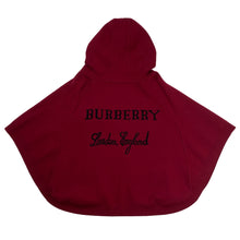 Load image into Gallery viewer, BURBERRY CASHMERE WOOL BLEND HOODED PONCHO
