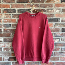 Load image into Gallery viewer, VINTAGE 2000&#39;S NIKE RED EMBROIDERED CREWNECK
