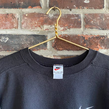 Load image into Gallery viewer, VINTAGE 1990&#39;S NIKE BLACK EMBROIDERED CREWNECK
