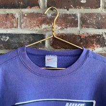 Load image into Gallery viewer, VINTAGE 1990&#39;S NIKE LIGHT PURPLE GRAPHIC CREWNECK

