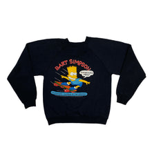 Load image into Gallery viewer, VINTAGE 1990&#39;S BART SIMPSON &quot;SKATEBOARD CHAMPION OF THE UNIVERSE&quot; GRAPHIC CREWNECK

