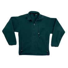 Load image into Gallery viewer, VINTAGE PATAGONIA DARK GREEN FULL-ZIP FLEECE WITH THREE POCKETS
