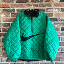 Load image into Gallery viewer, VINTAGE NIKE QUILTED REVERSIBLE QUARTER-ZIP JACKET

