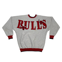 Load image into Gallery viewer, VINTAGE CHICAGO BULLS NBA EMBROIDERED SPELLOUT CREWNECK
