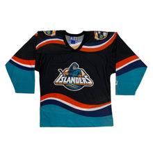 Load image into Gallery viewer, RARE VINTAGE STARTER NEW YORK ISLANDERS NHL EMBROIDERED HOCKEY JERSEY
