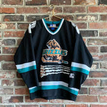 Load image into Gallery viewer, VINTAGE STARTER UTAH GRIZZLIES NHL EMBROIDERED HOCKEY JERSEY
