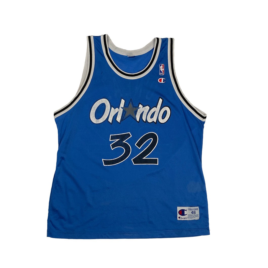 VINTAGE ORLANDO MAGIC SHAQUILLE O'NEAL #32 CHAMPION NBA JERSEY