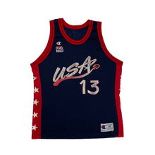 Load image into Gallery viewer, VINTAGE TEAM USA SHAQUILLE O&#39;NEAL CHAMPION NBA JERSEY
