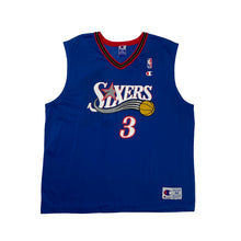 Load image into Gallery viewer, VINTAGE PHILADELPHIA 76ERS ALLEN IVERSON #3 CHAMPION NBA JERSEY
