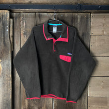 Load image into Gallery viewer, VINTAGE PATAGONIA SYNCHILLA QUARTER BUTTON-UP FLEECE BROWN/RED
