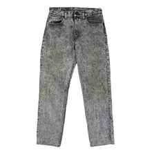 Load image into Gallery viewer, LEVI&#39;S BLACK ACID WASH JEANS
