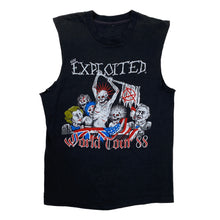 Load image into Gallery viewer, 1988 THE EXPLOITED &quot;PUNK&#39;S NOT DEAD&quot; WORLD TOUR  SINGLE STITCH TANK TOP

